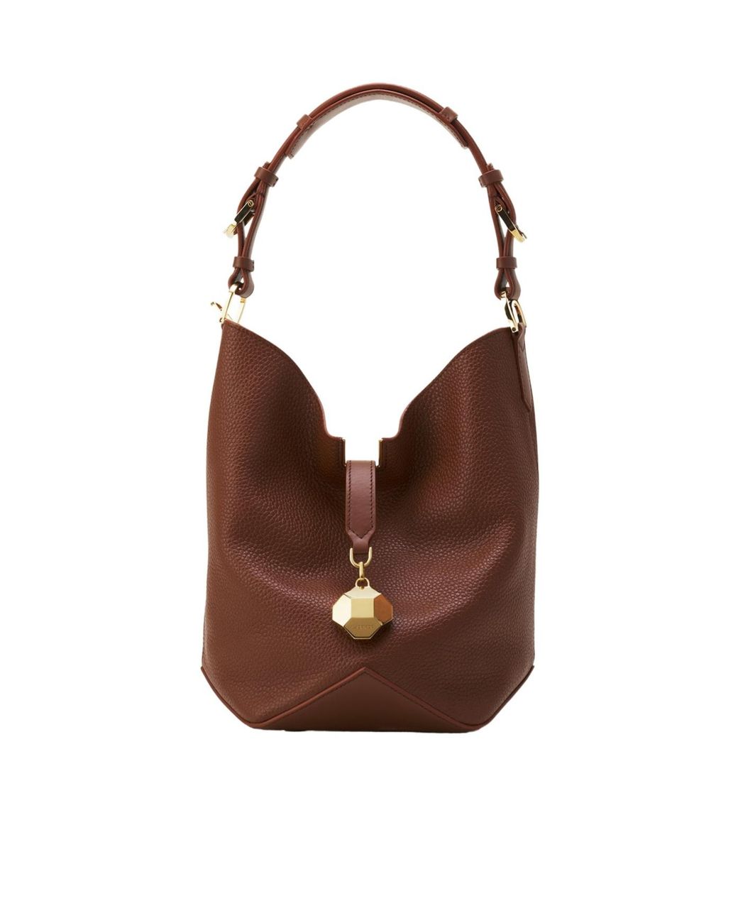Lanvin Brown Bag Catch Shoulder Bag