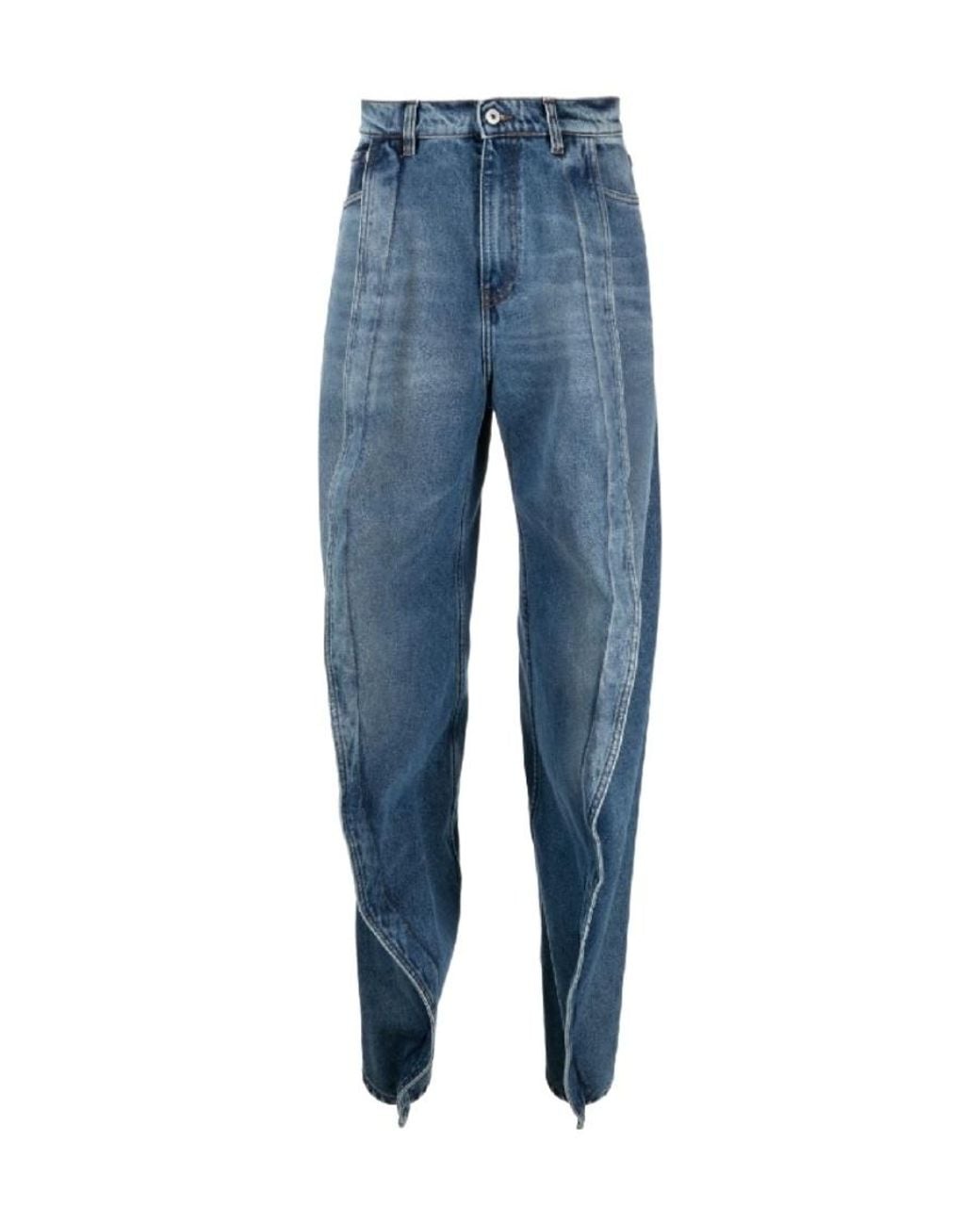 Y. Project Blue Belt-Loop Jeans for men