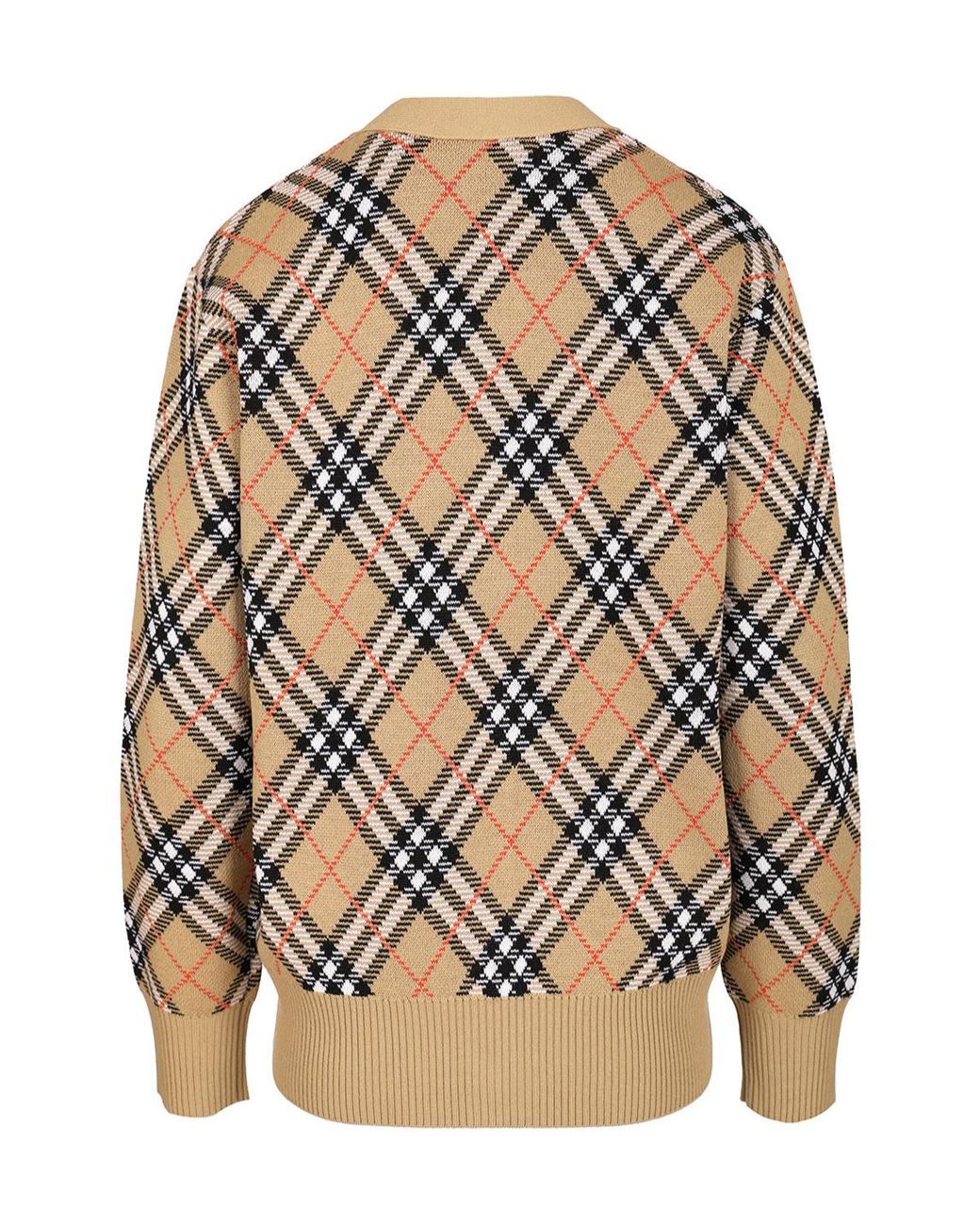 Burberry Multicolor Check Cardigan