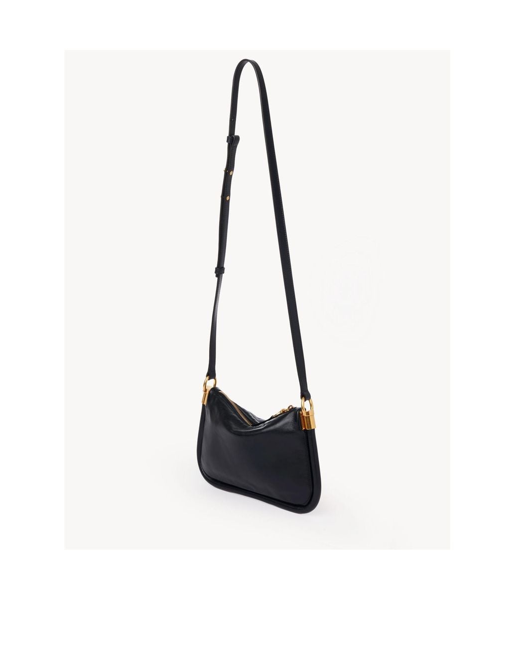 Chloé White Chloé Paraty 24 Zipped Mini Crossbody Bag