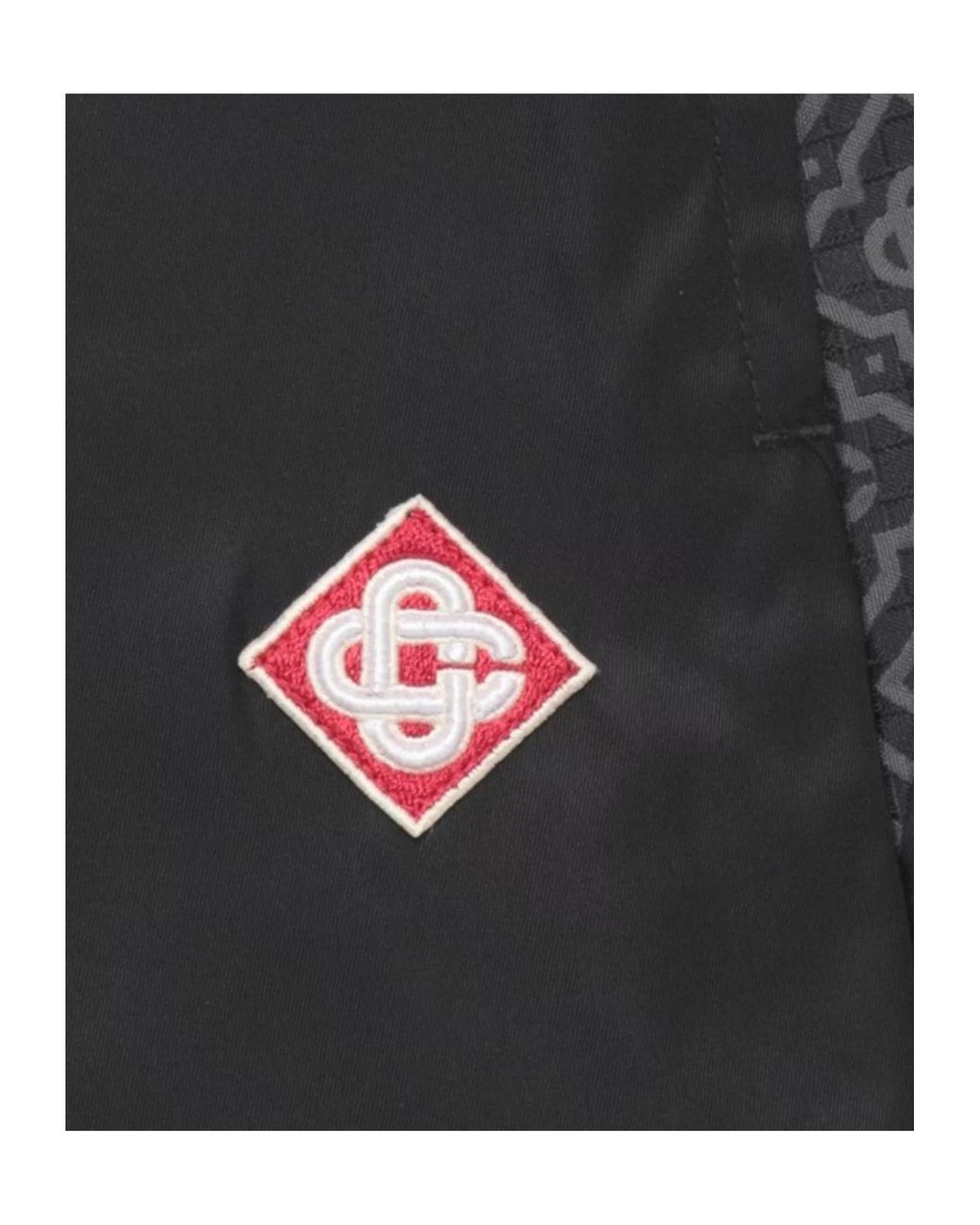 Casablanca Black Logo-Patch Track Pants for men