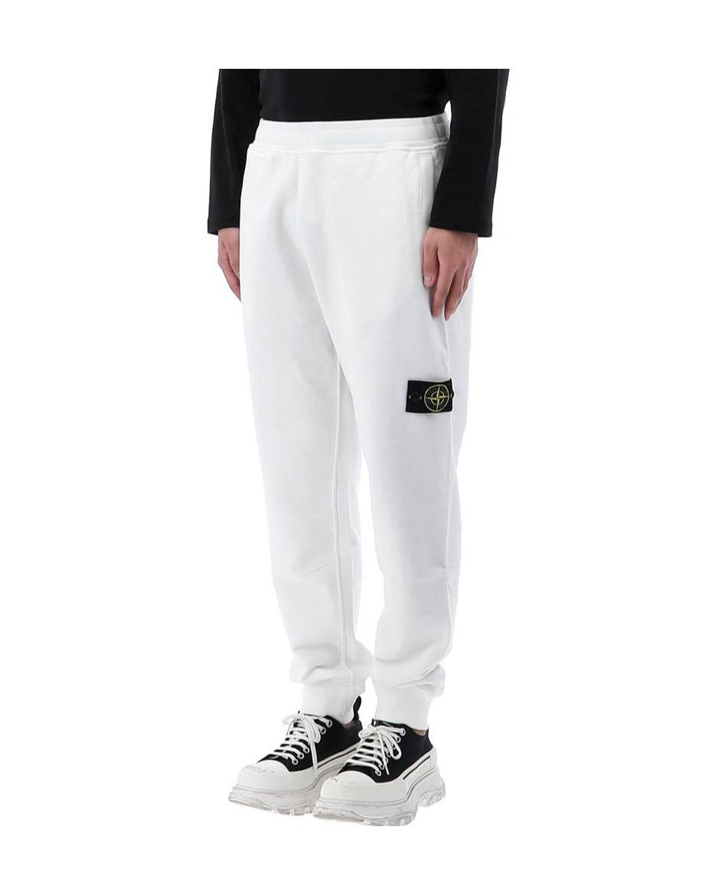 Stone Island Multicolor Patch Jogger Pants for men