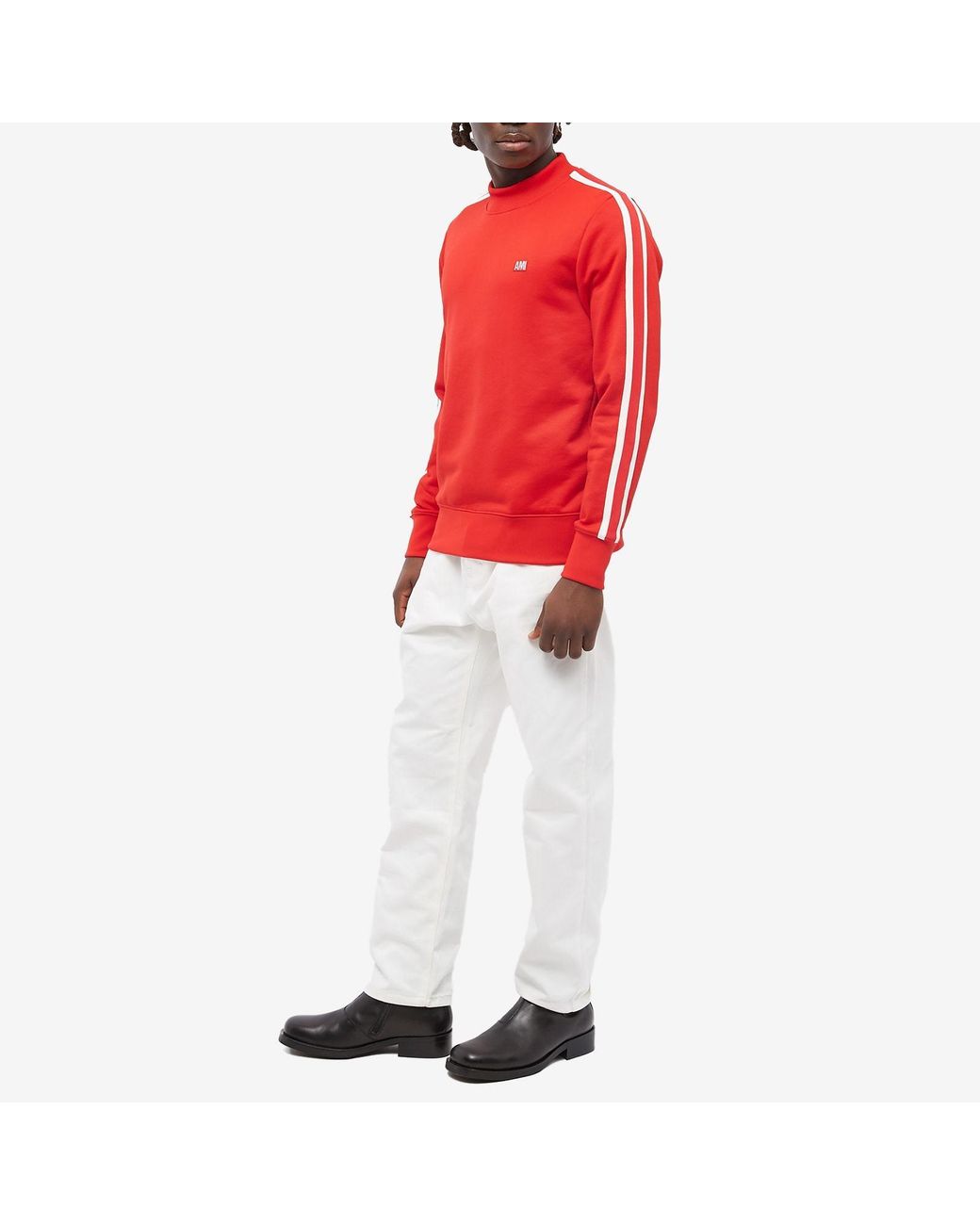 AMI Red Ami De Coeur Sweatshirt for men