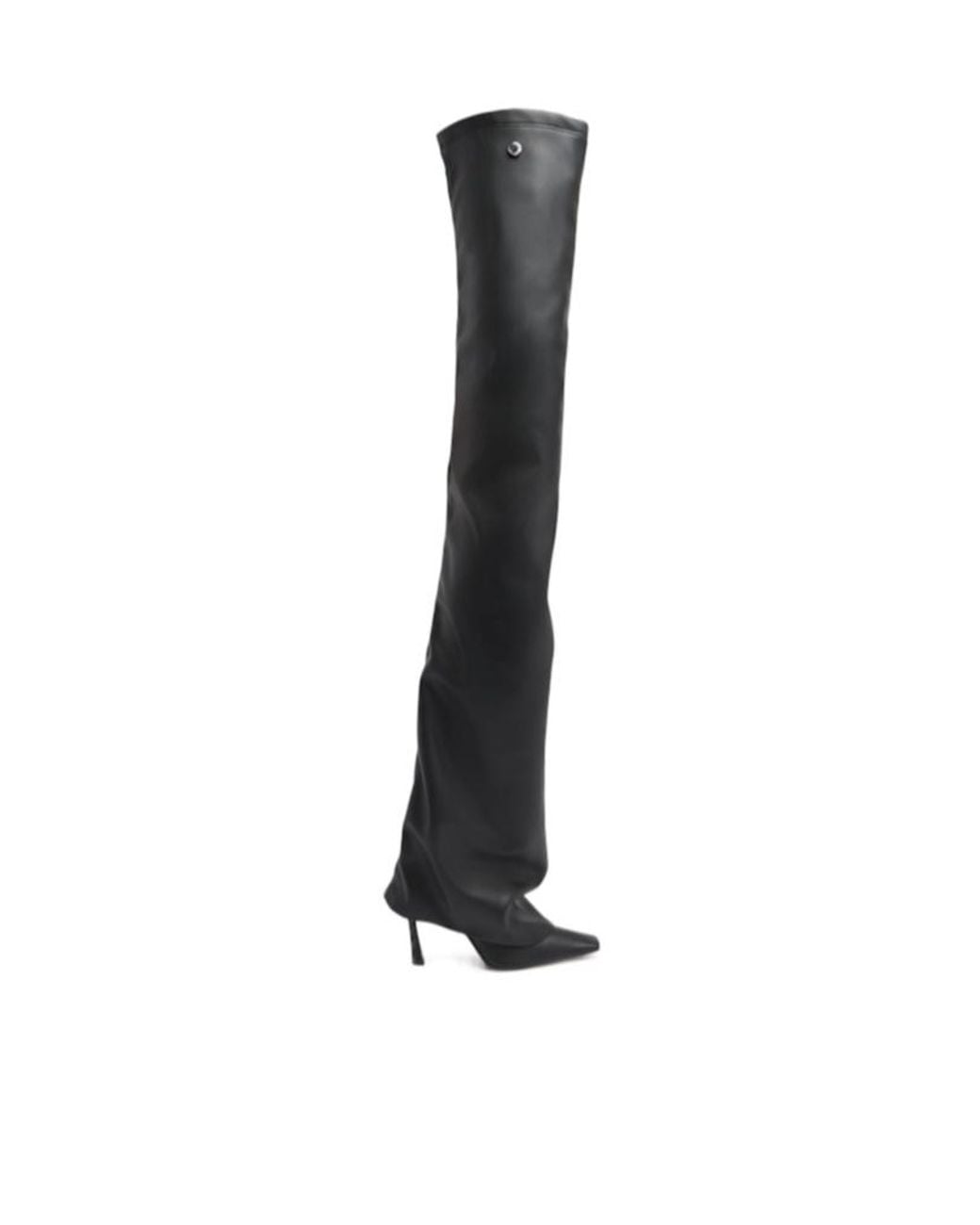 The Attico Black 95Mm Robin Otk Thigh High Boots