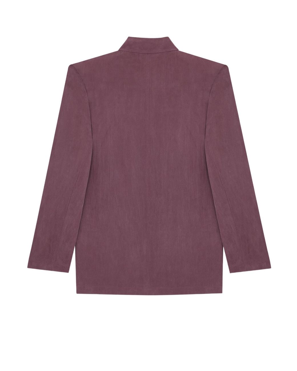 Saint Laurent Purple Double-Breasted Long-Sleeved Jacket