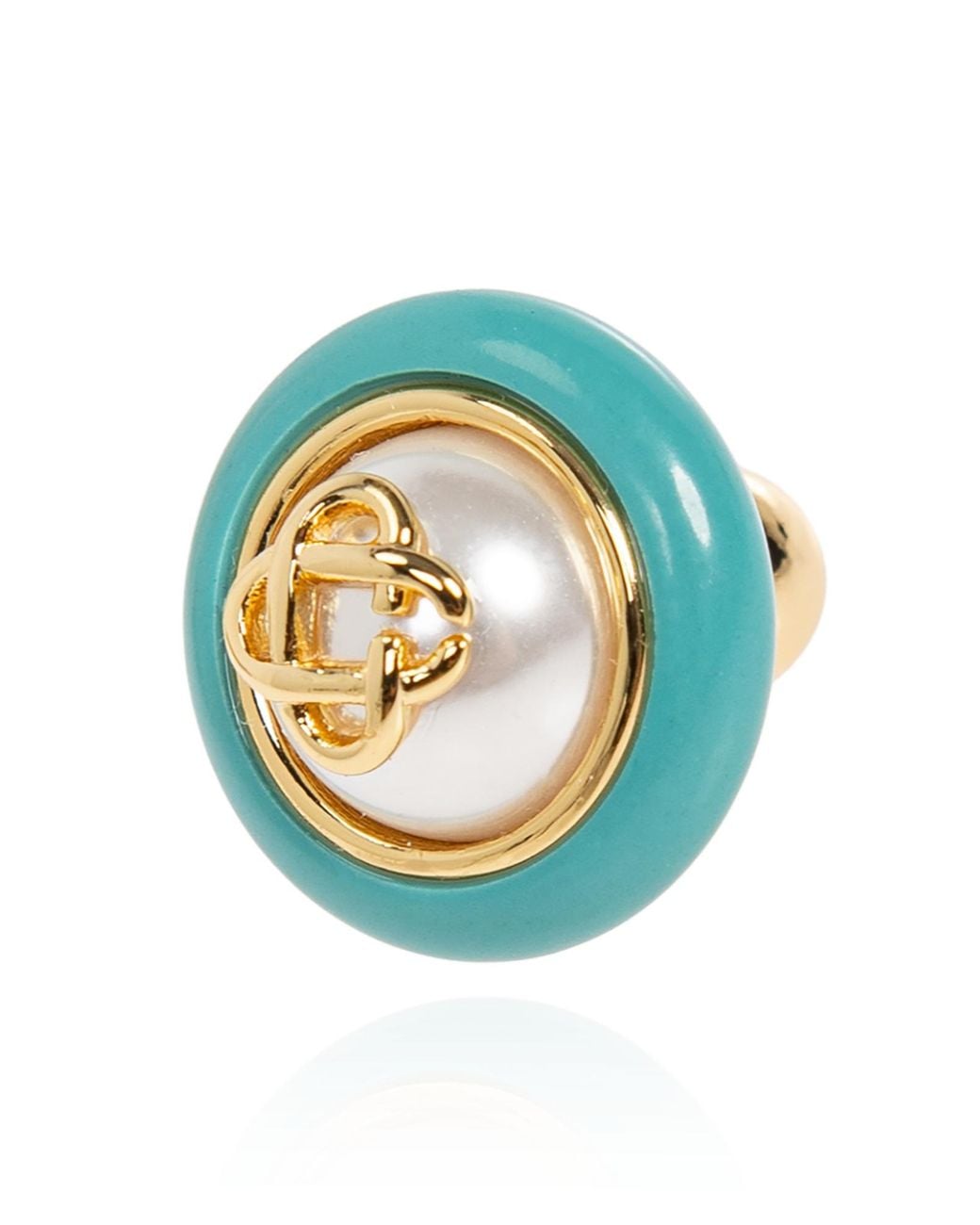Casablanca Blue Round Earrings for men