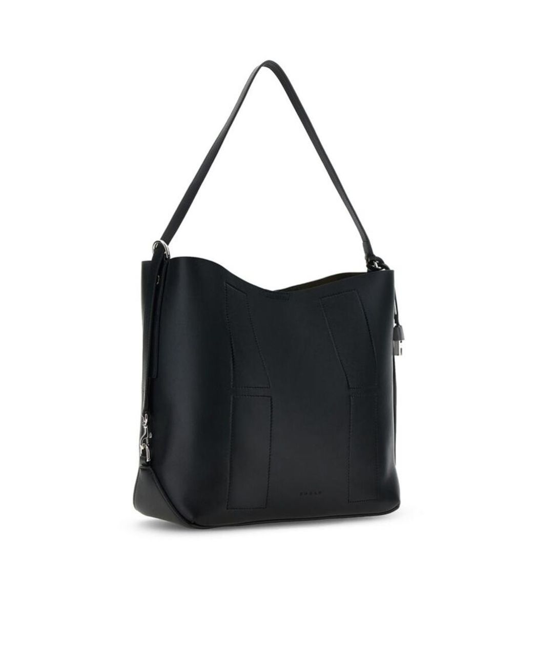Hogan Black Medium Hocket Hobo Bag