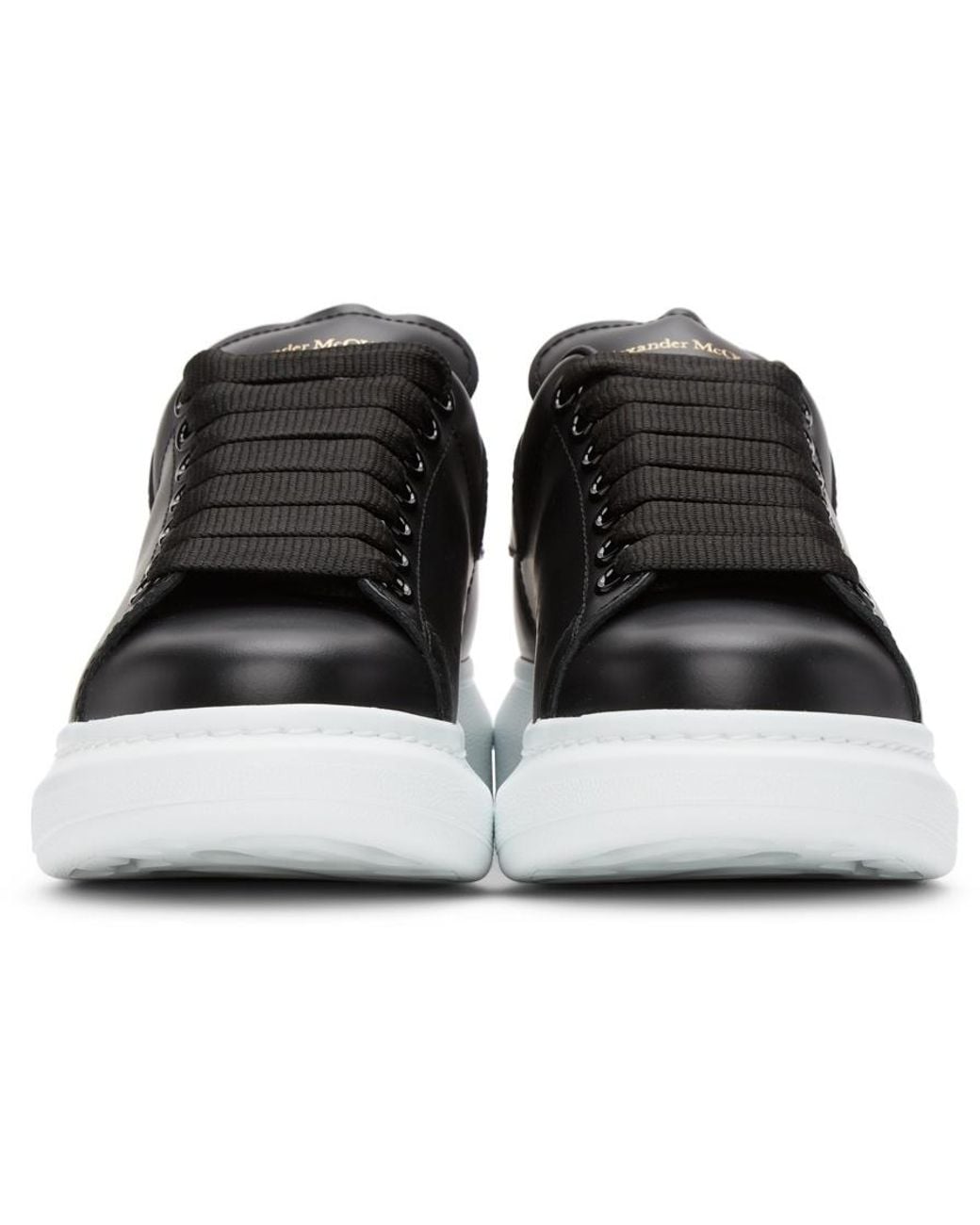 McQueen Black Oversized Low-Top Sneakers