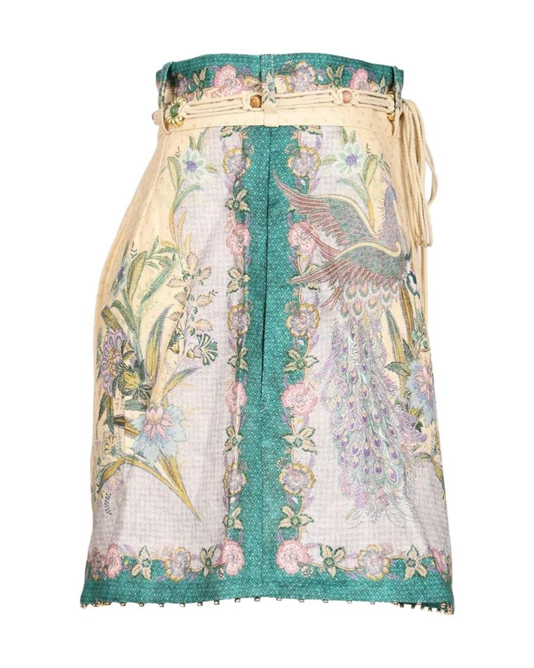 Zimmermann Natural "Indra" Shorts