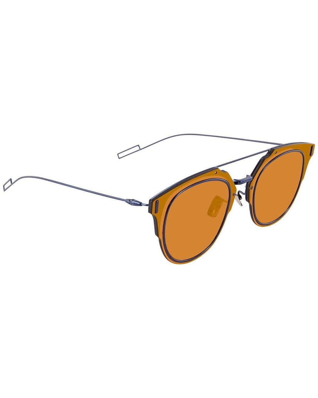 Dior Brown Eyewear Logo Sunglasses