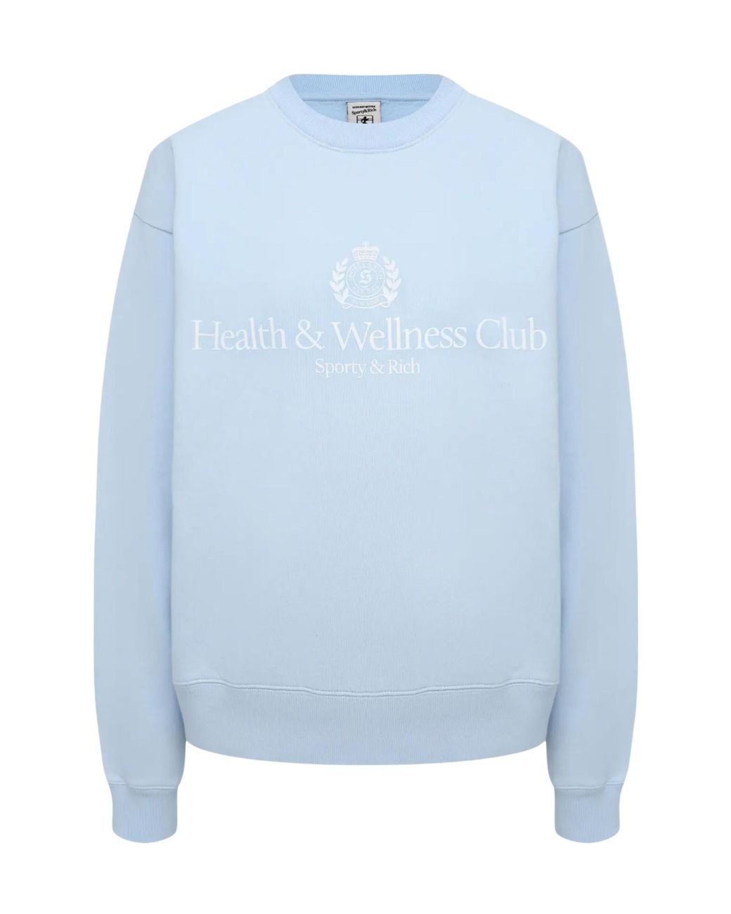 Sporty & Rich Blue Long-Sleeved Sweatshirt