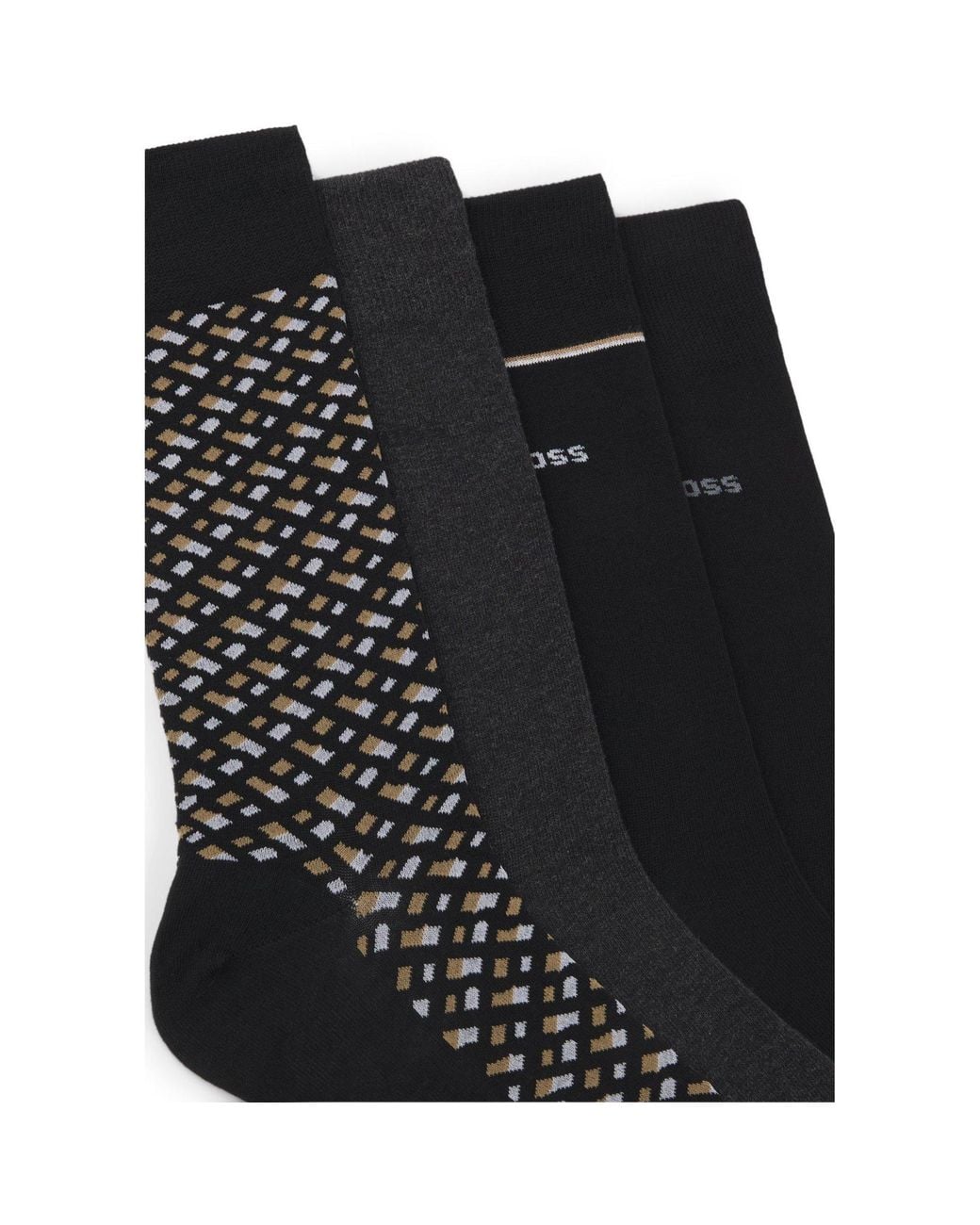 Boss Black Simple 4-Piece Socks for men