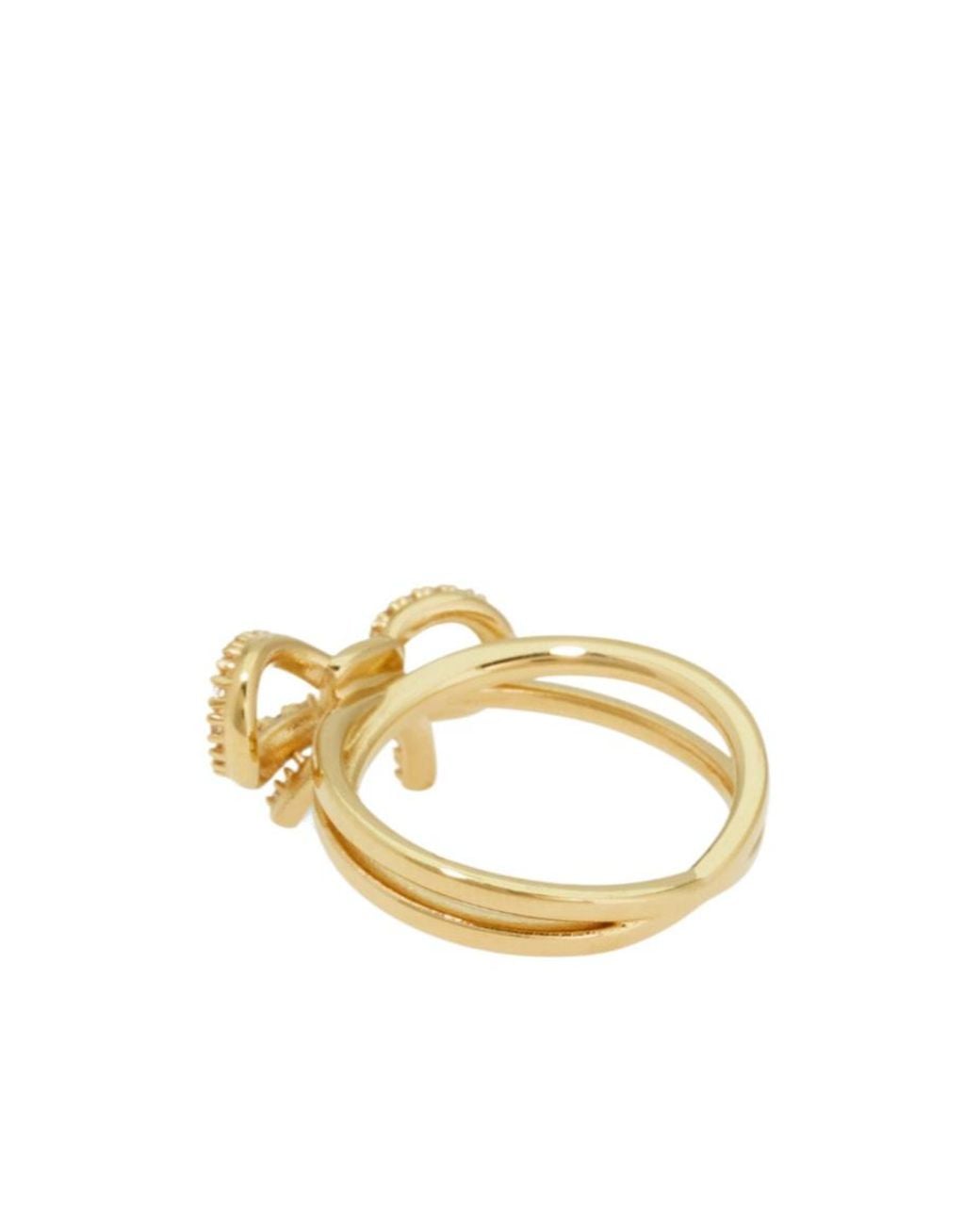 Ferragamo Metallic Vara Bow Ring (54Mm)