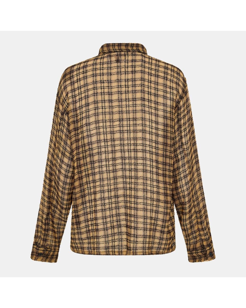 Represent Brown Plaid Shirt for men