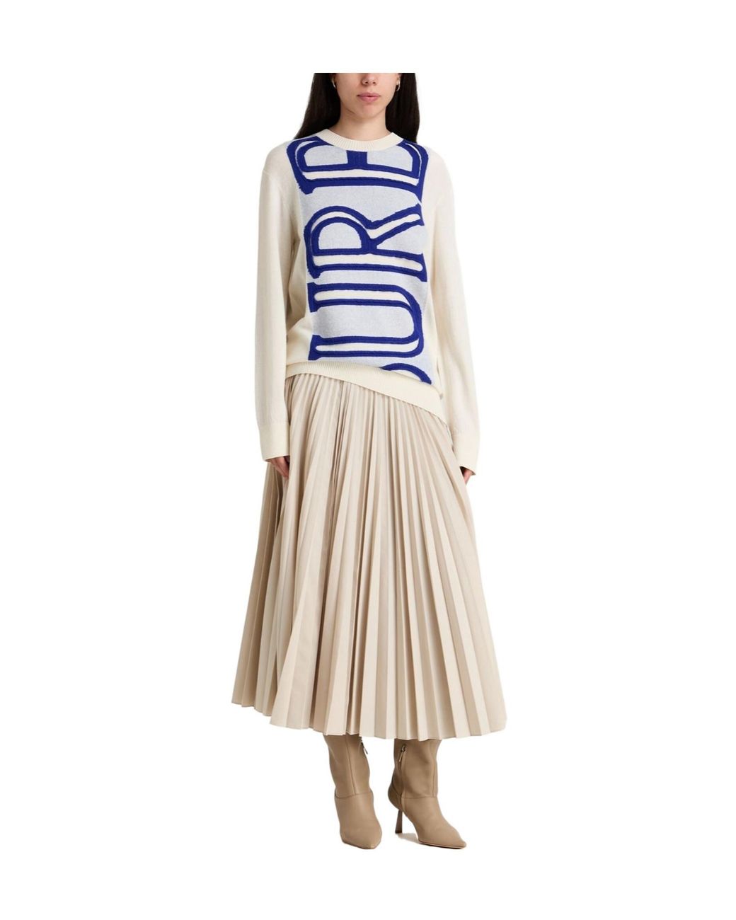 Burberry Blue Sweater Wool