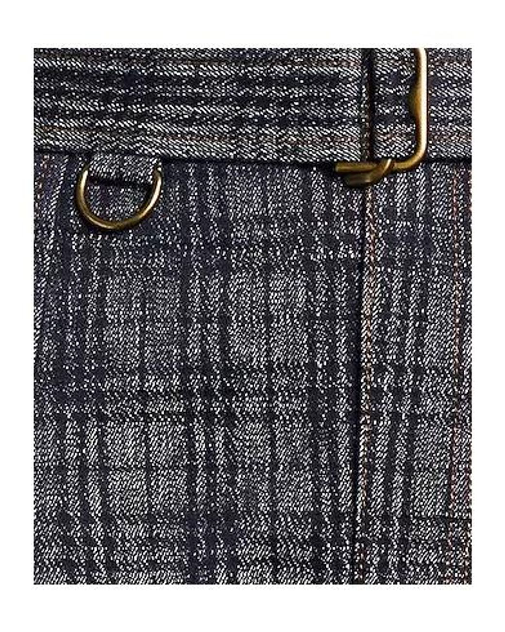 Burberry Blue Dark Wash Loose-Fit Jeans