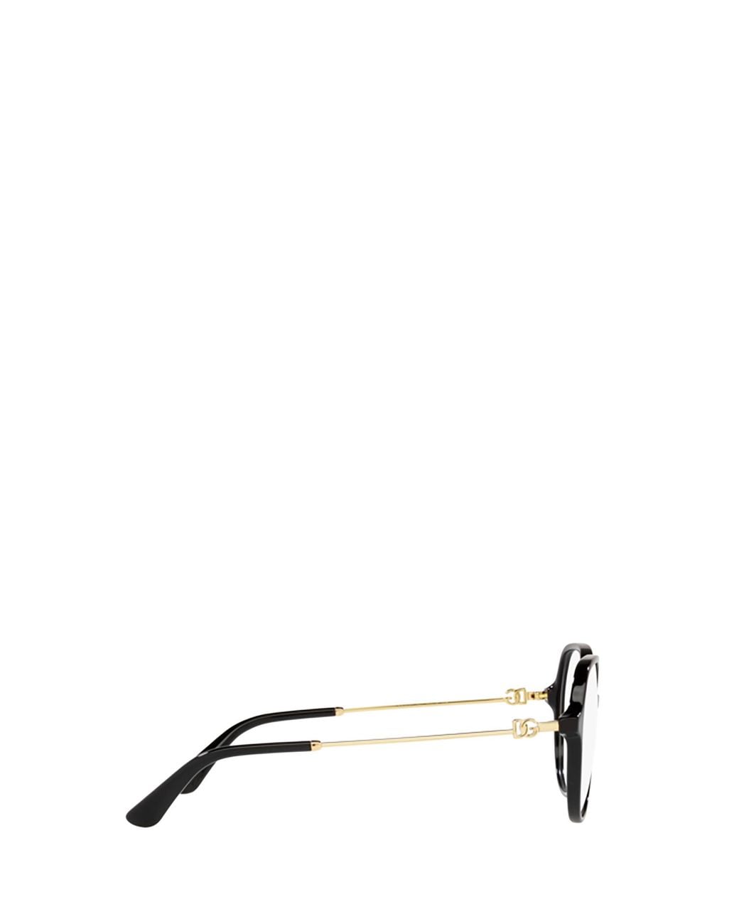 Dolce & Gabbana White Eyewear Square Frame Glasses