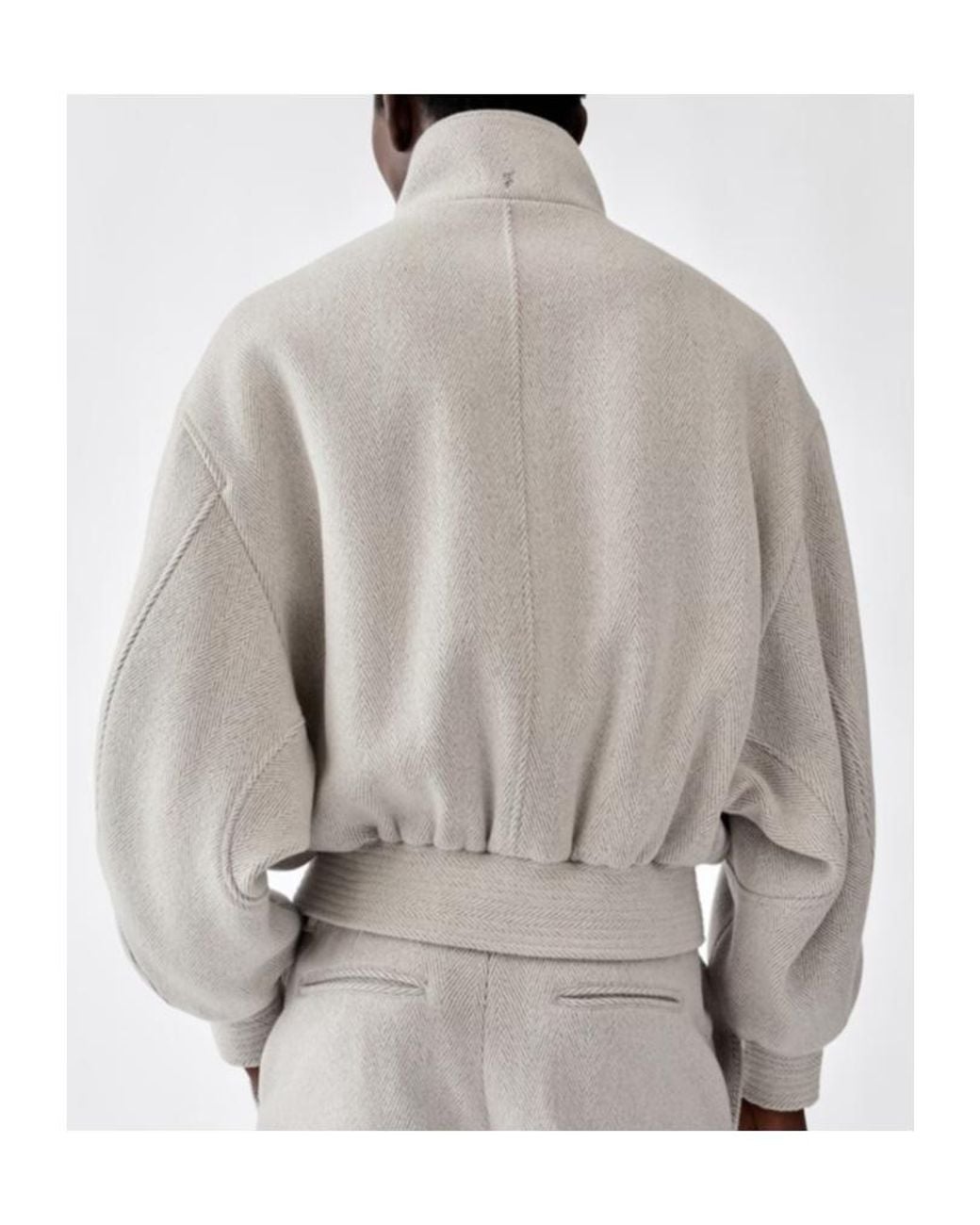 Jacquemus Gray Le Bomber Losange Zip Jacket for men