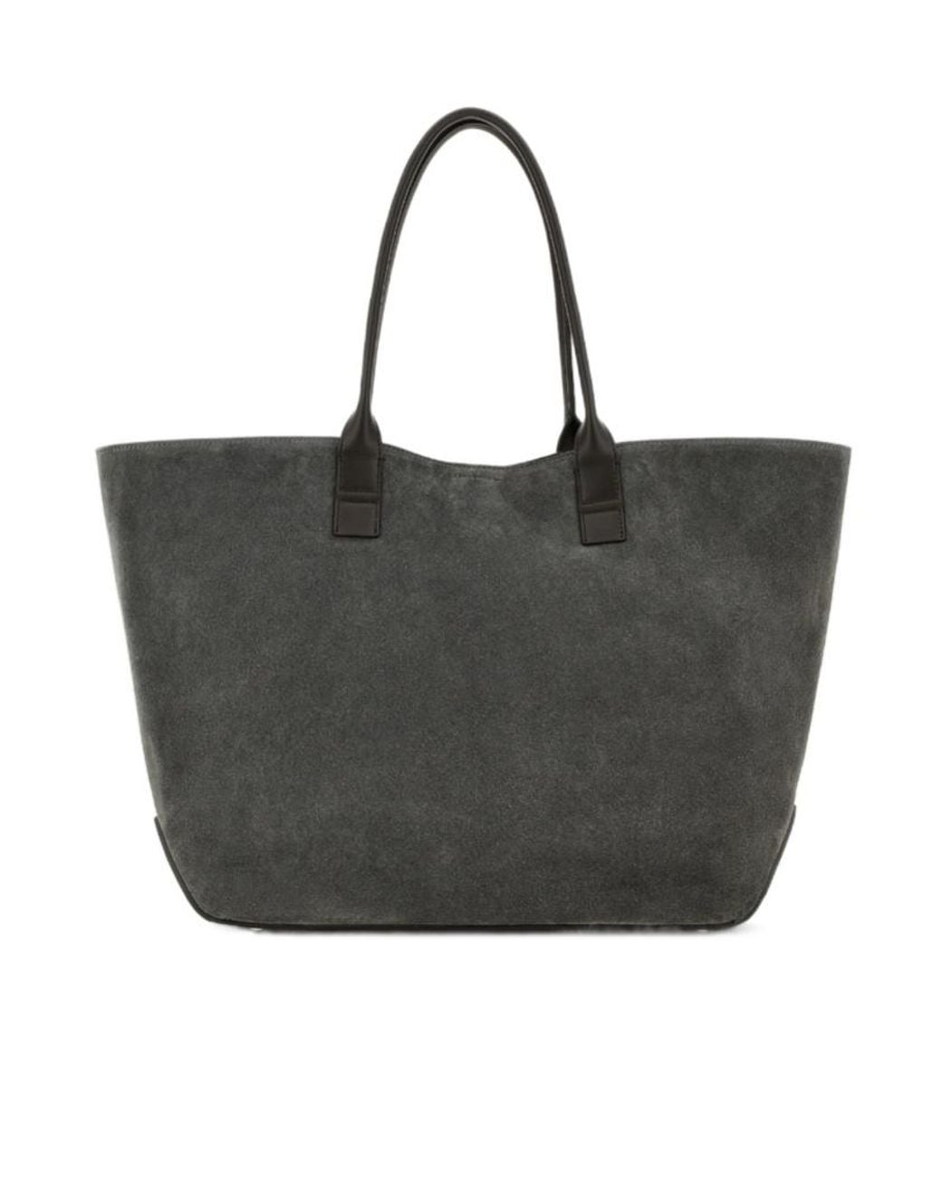 Hogan Black Address Medium Shopping Bag