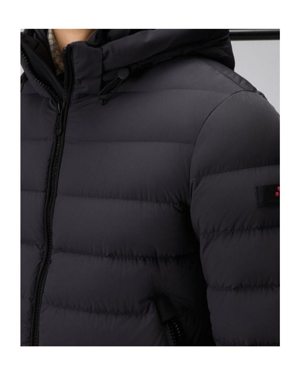 Peuterey Black Boggsns Down Jacket for men