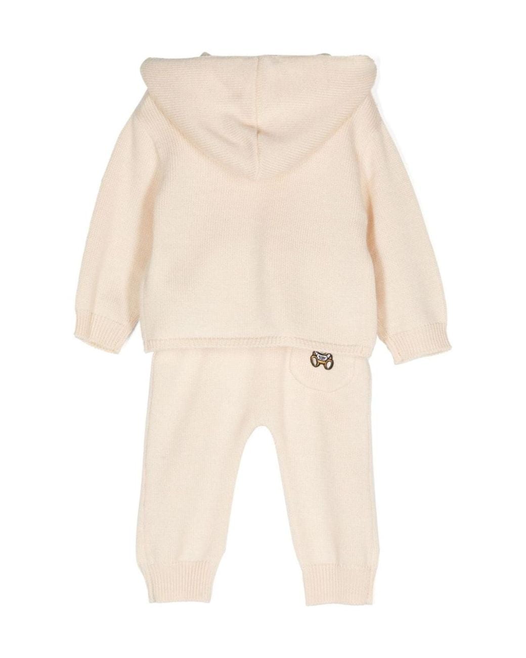 Moschino Natural Knitted Trouser Set