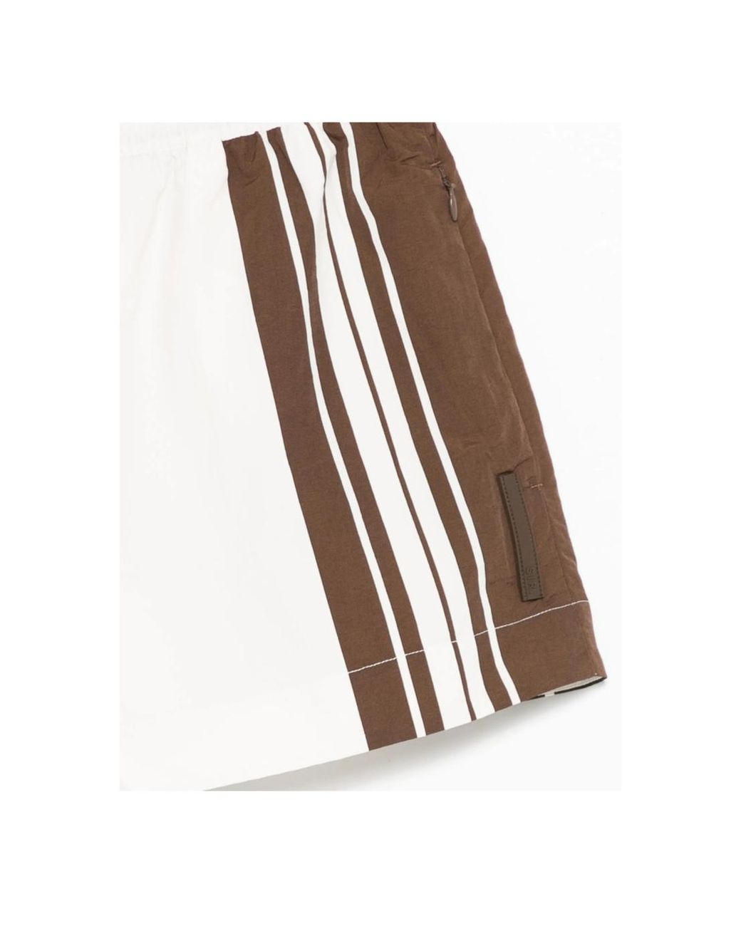 Sir White Elastic Waist Shorts