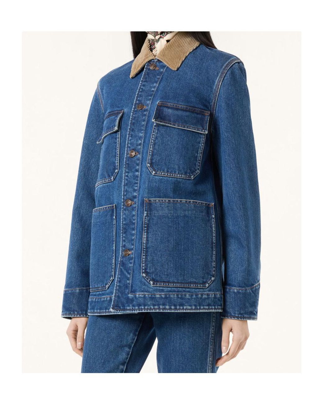 Loro Piana Blue Dean Field Denim Jacket