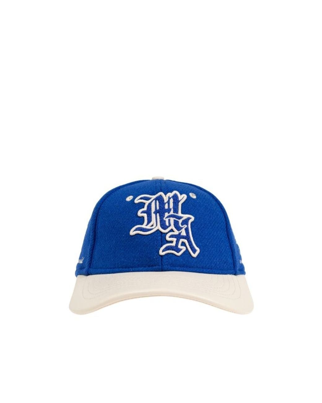 Amiri Blue Logo Embroidered Baseball Cap for men