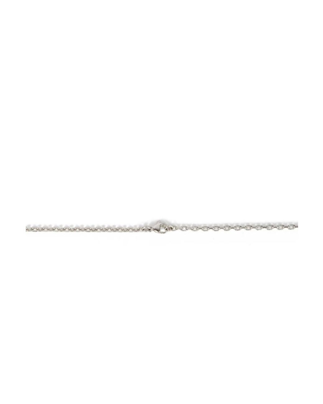 Rick Owens White Pendant Necklace for men