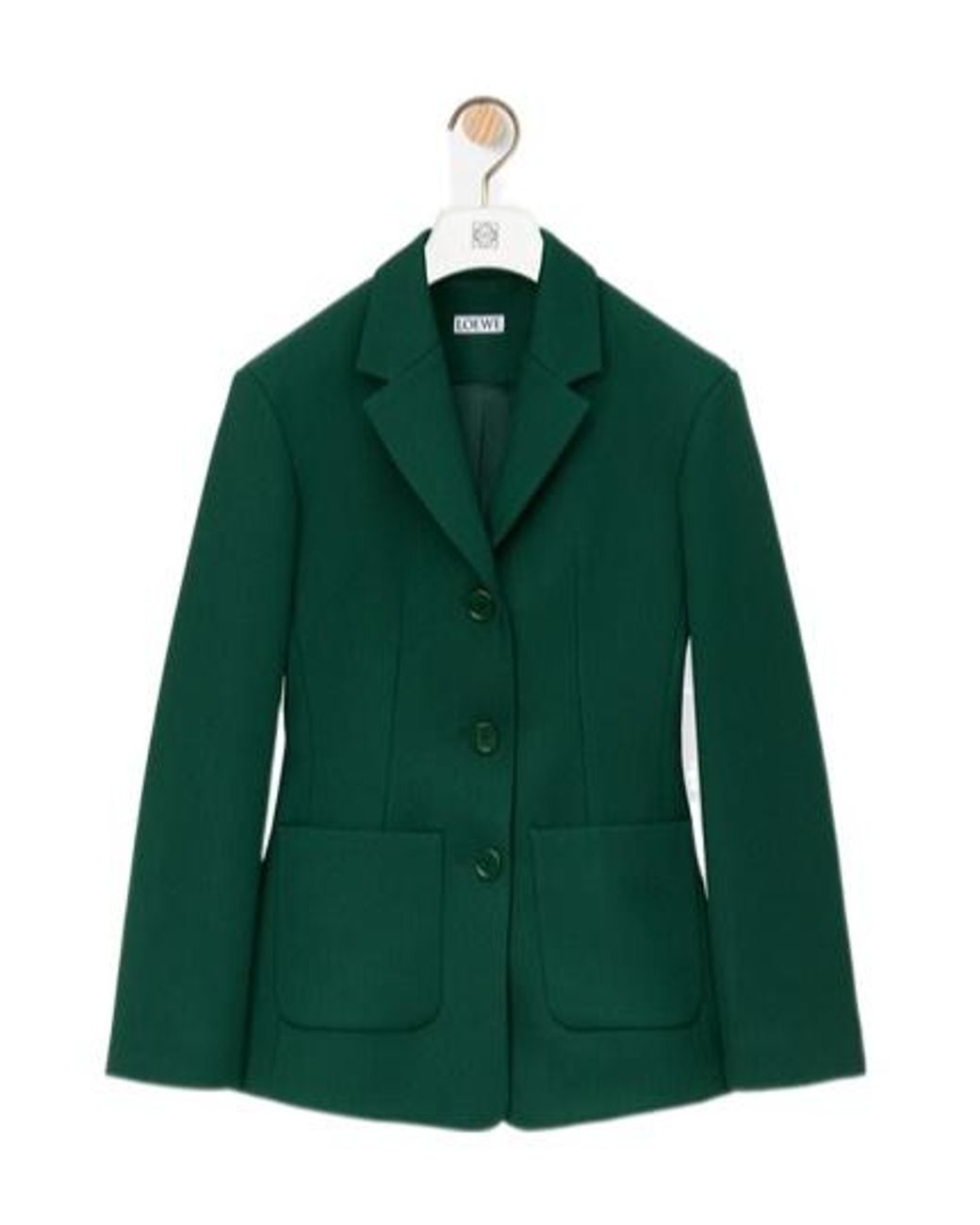 Loewe Green Single Breasted Jacket