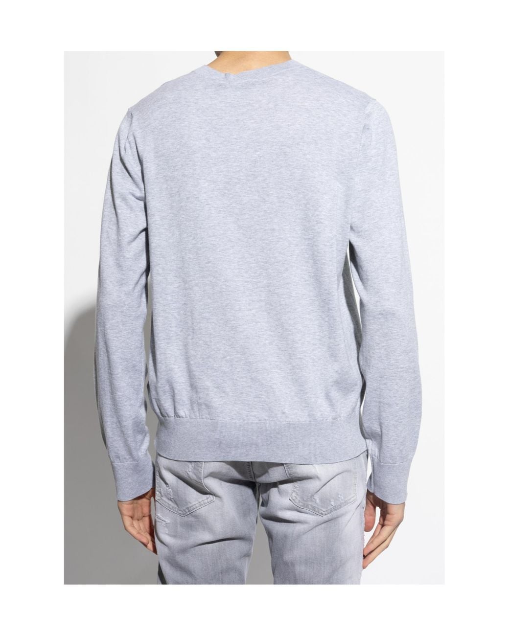 DSquared² White D2 Crewneck Pullover for men