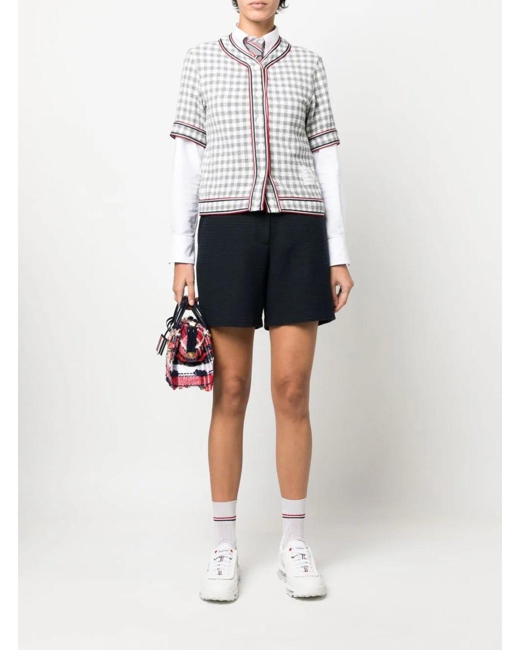 Thom Browne Blue Bermuda Shorts