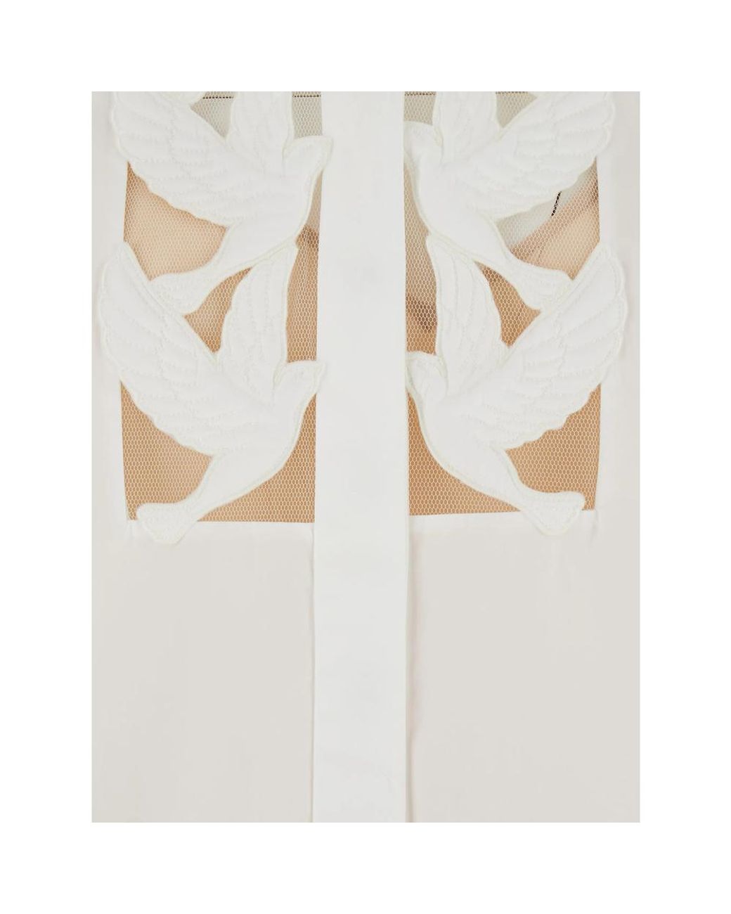 Zimmermann White Luna Applique Blouse
