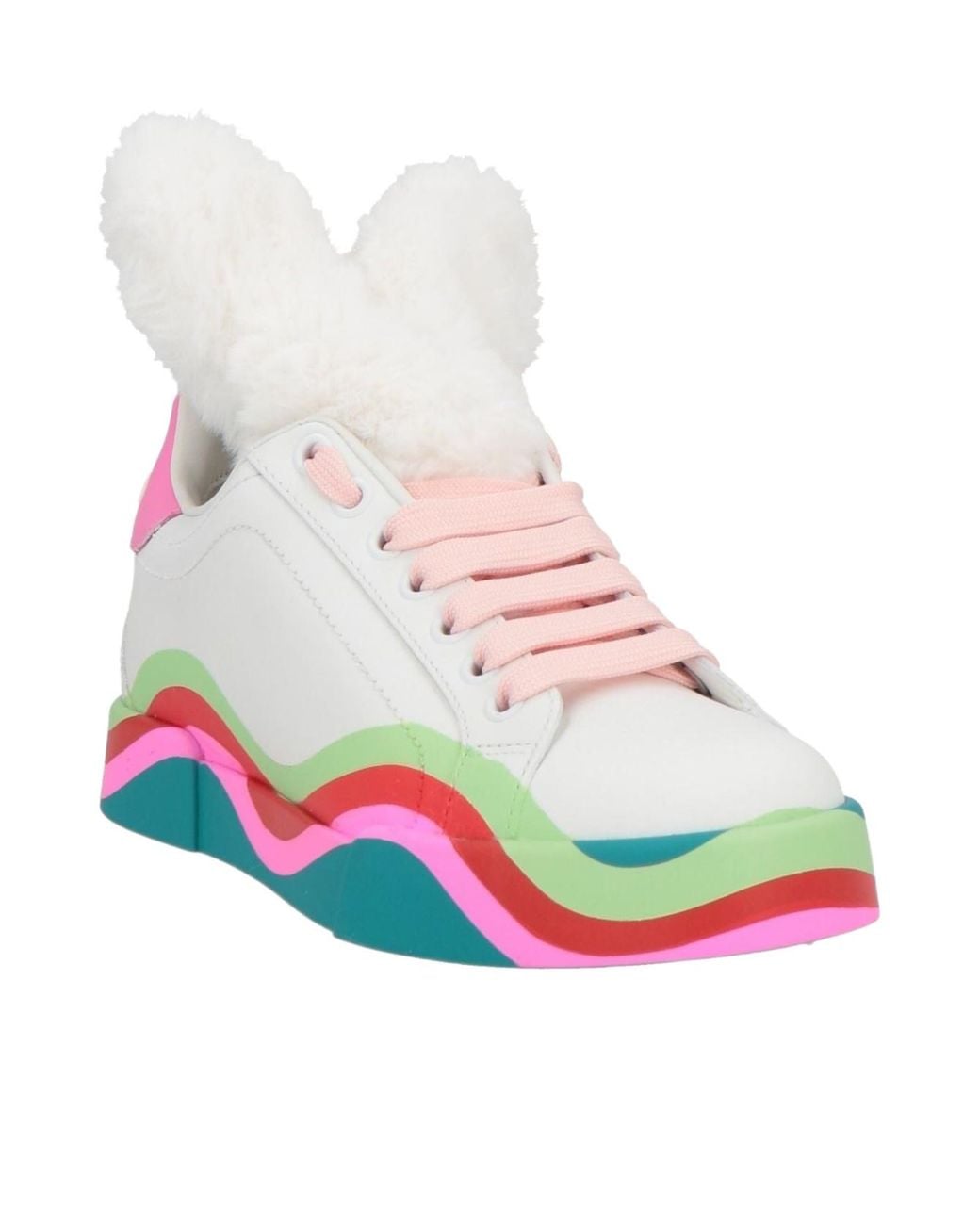 Dolce & Gabbana White Low-Top Casual Shoes