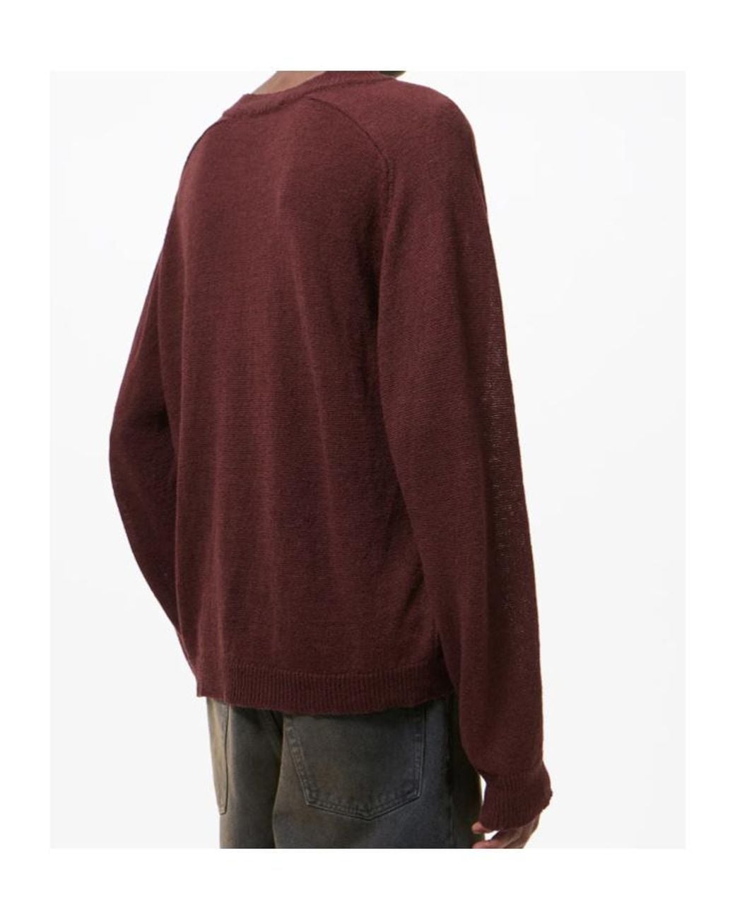 Our Legacy Brown Long-Sleeve Knit Top for men