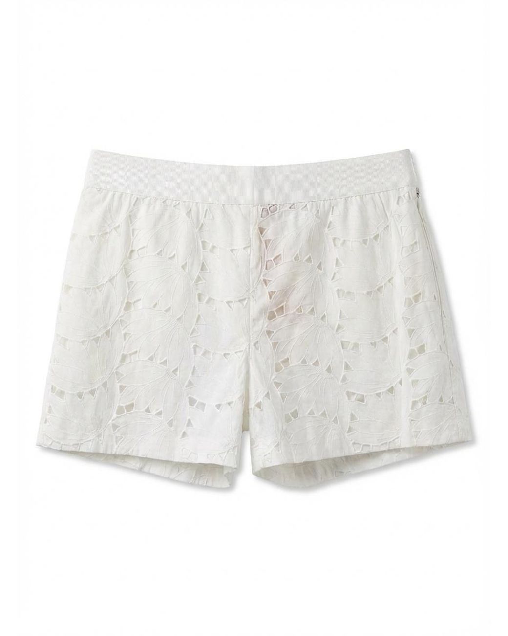 Max Mara White Wide-Leg Shorts