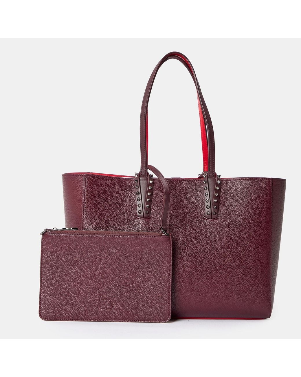 Christian Louboutin Red Cabata Small Shoulder Bag