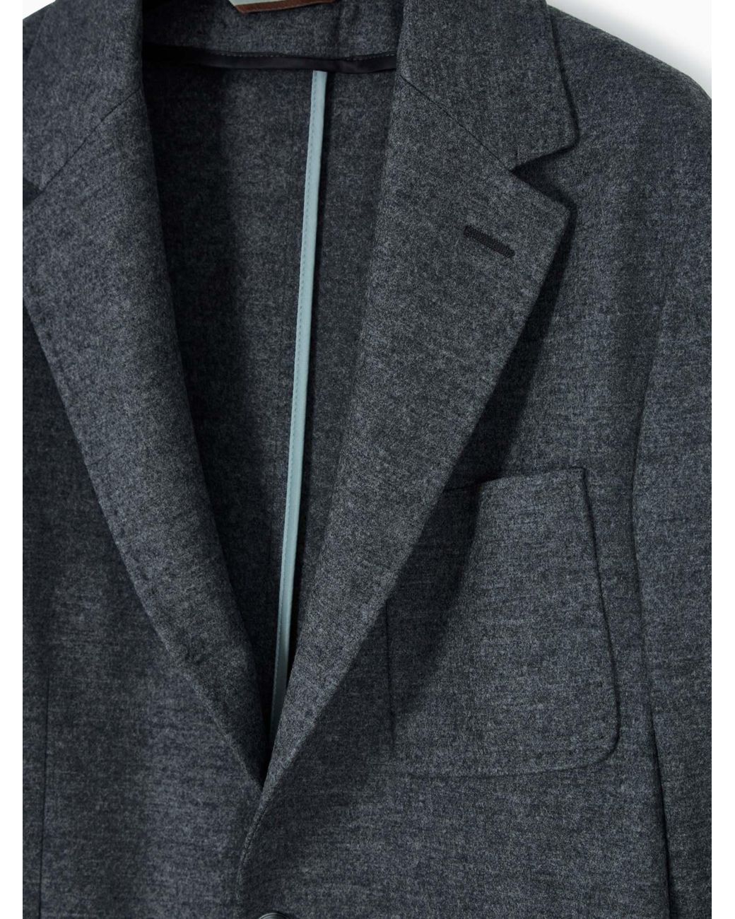 Canali Blue Long-Sleeve Blazer for men