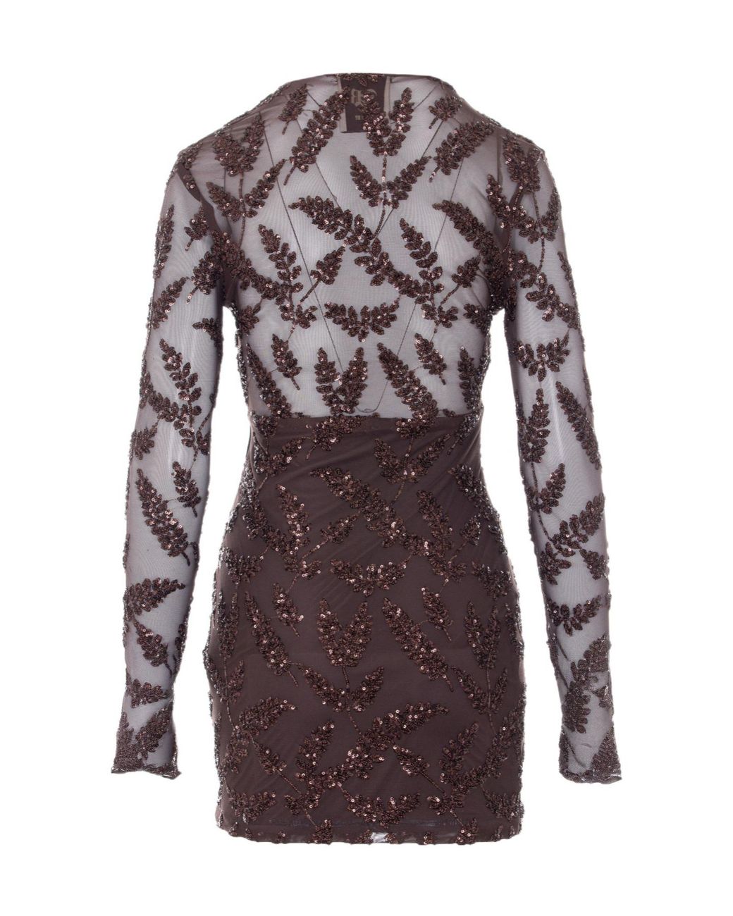 Aniye By Brown Uma Sequined Sheer Mini Dress