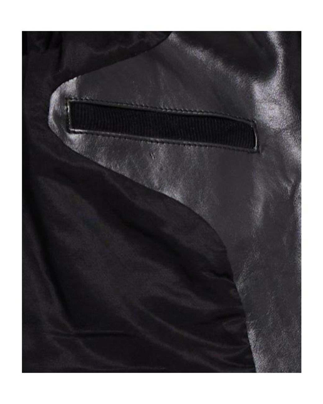 Our Legacy Black Leather Zip-Up Jacket