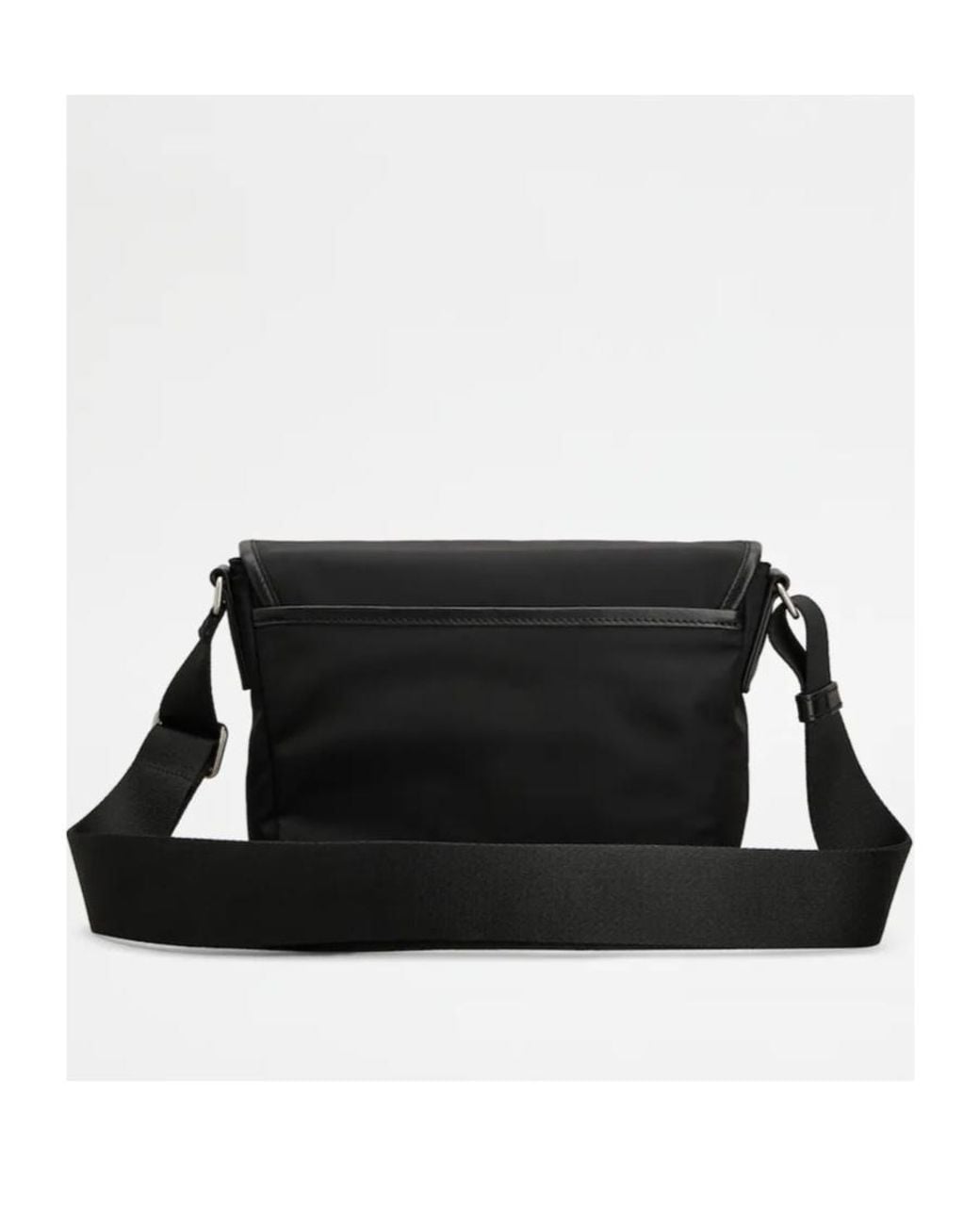 Tod's Black Mini Flap Shoulder Bag for men