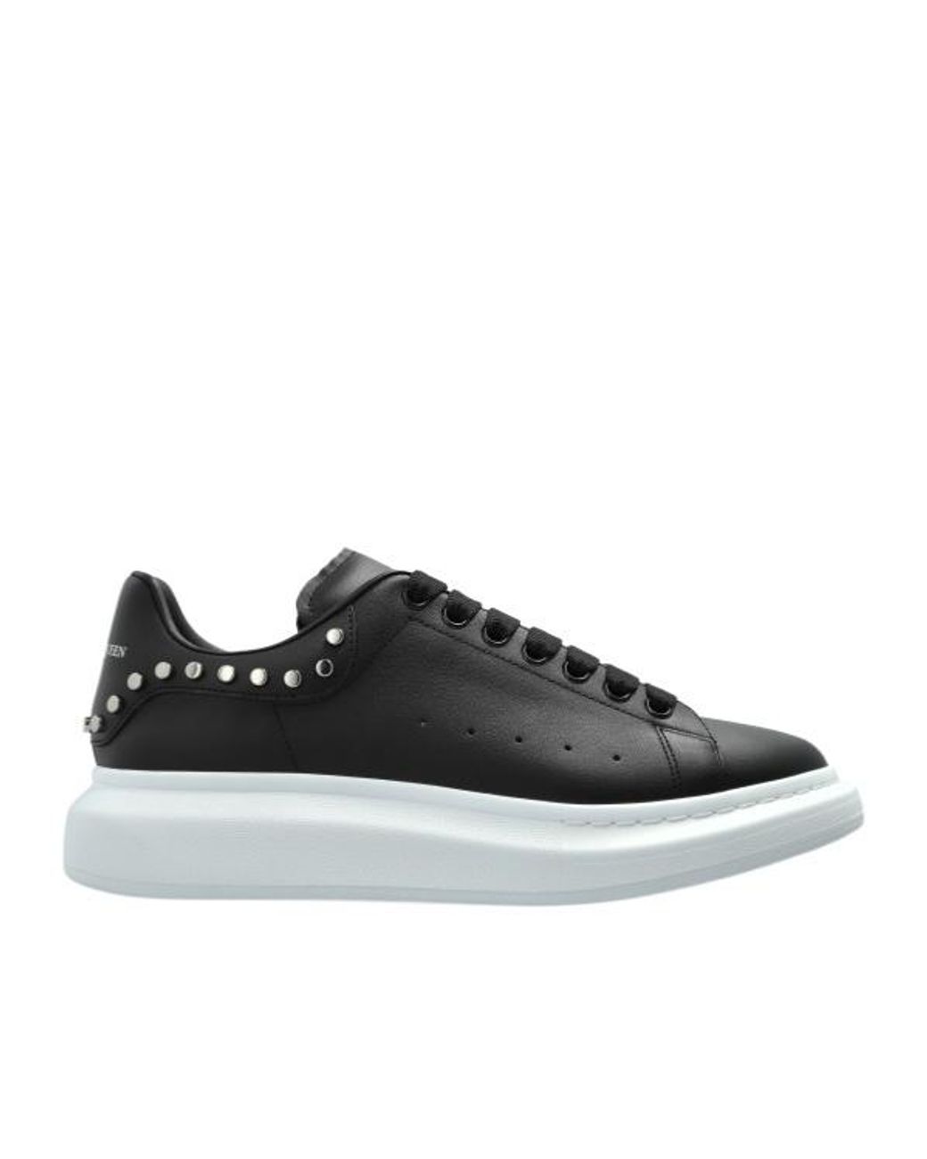 McQueen Black Sports Shoes With Studs for men
