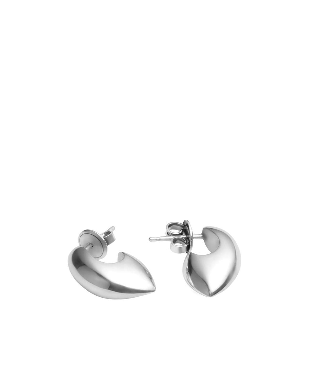 Bottega Veneta White Candy Claw Earrings