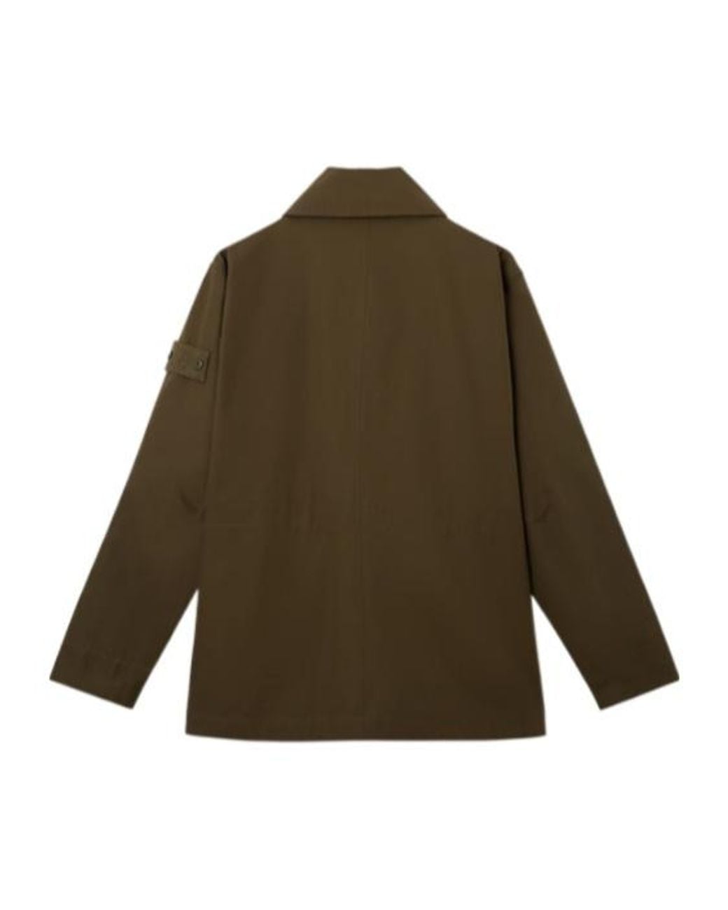 Stone Island Green Windproof And Breathable Coach Jacket for men