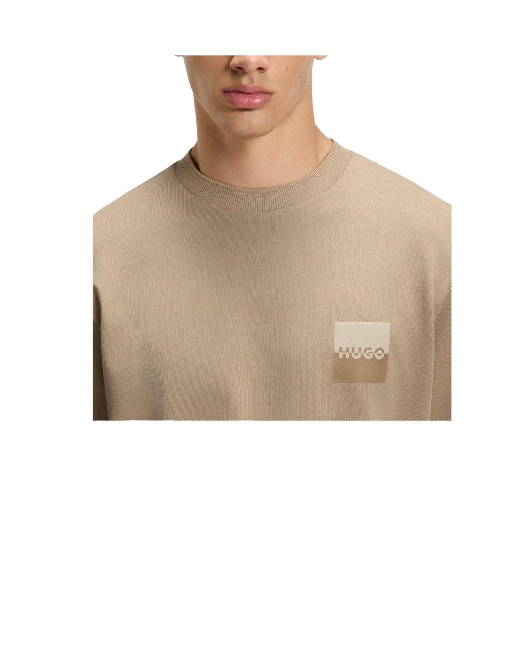 Boss Natural Cotton Shortsleeve Top for men