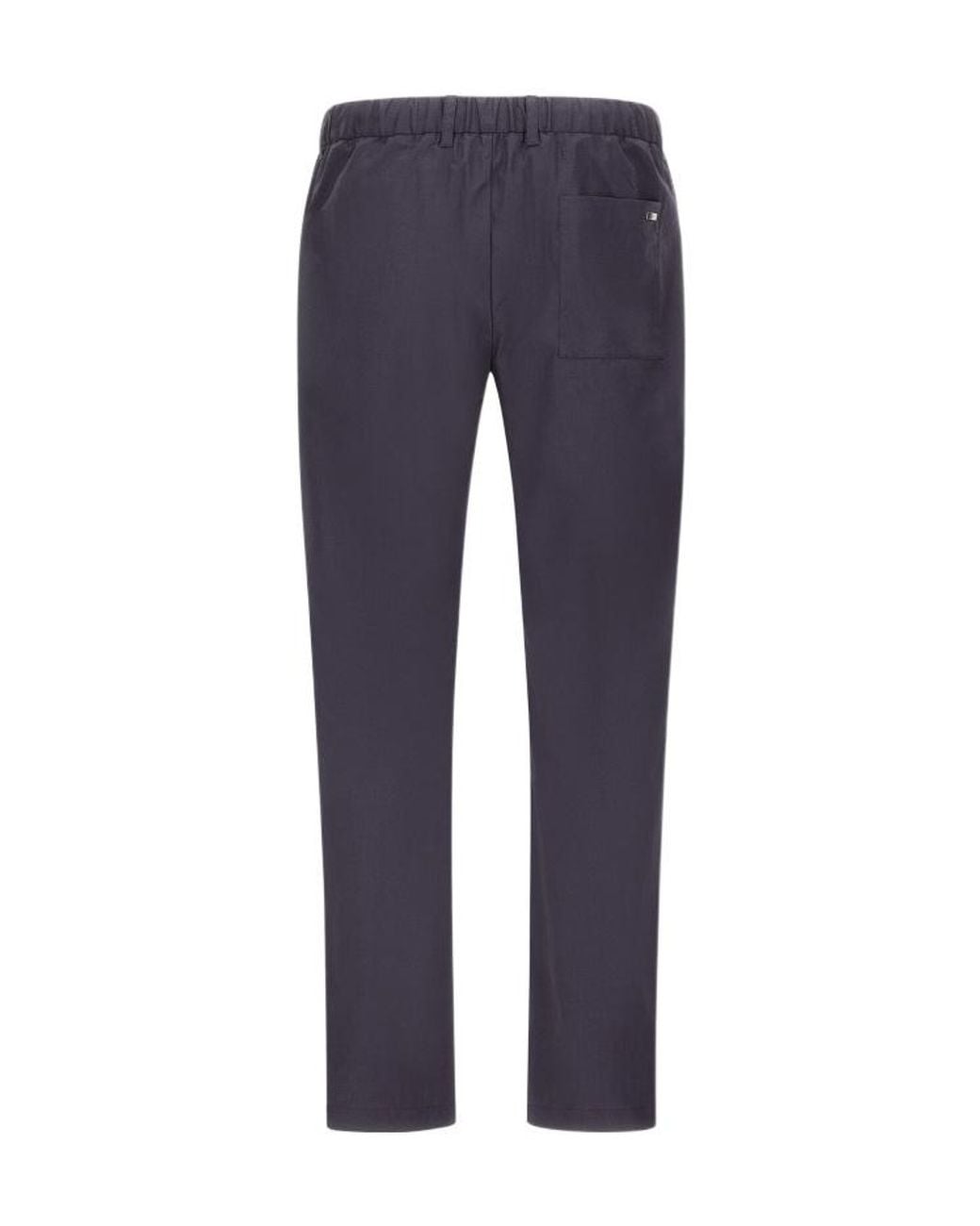 Herno Blue Logo Casual Pants for men