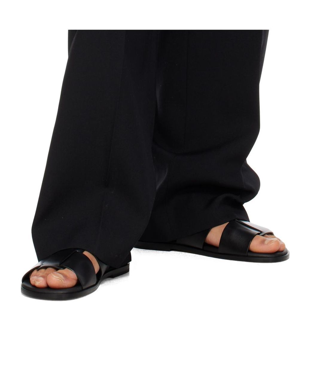Boss Multicolor Leather Sandals for men