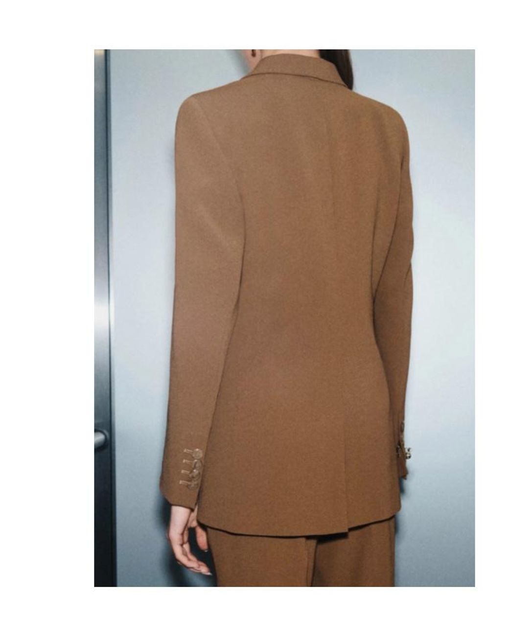 Marella Brown Single-Breasted Blazer