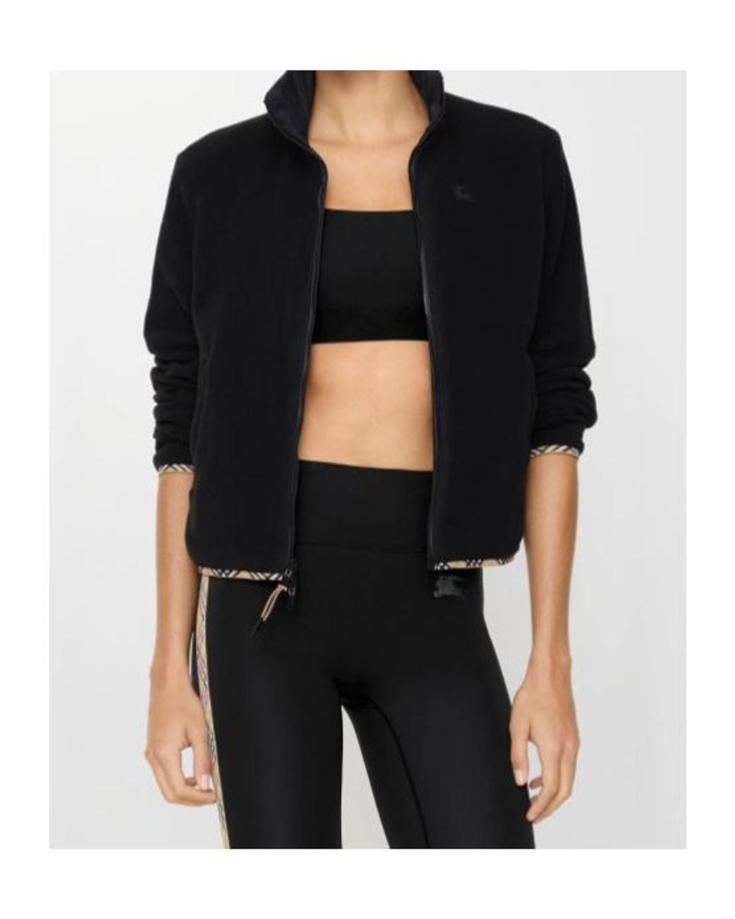 Burberry Black Reversible Stretch Jacket