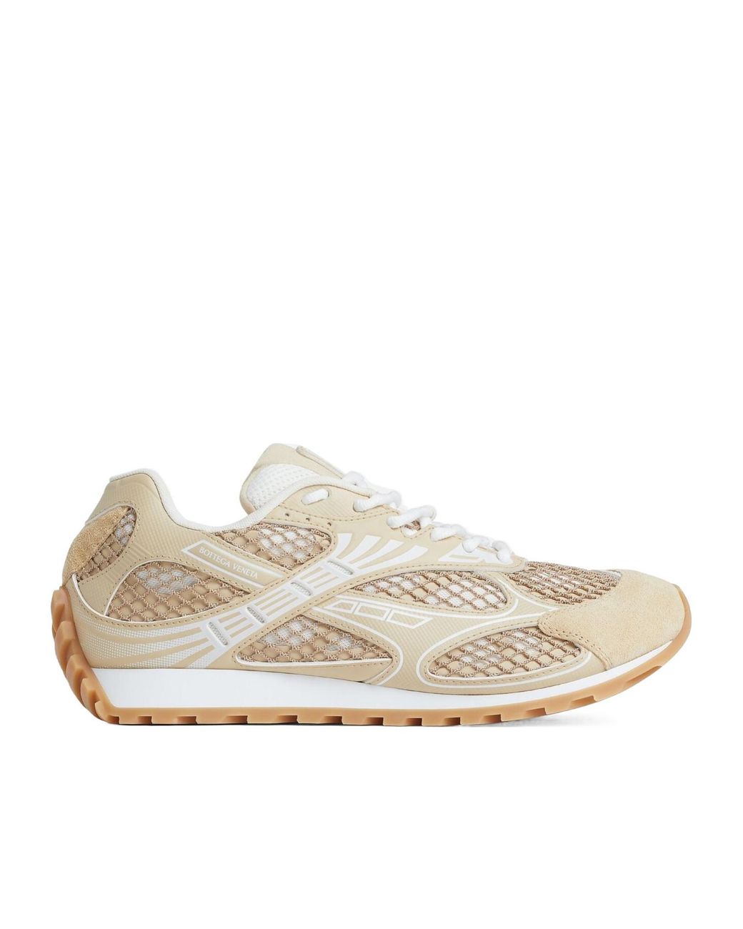 Bottega Veneta Natural "Orbit" Sneakers